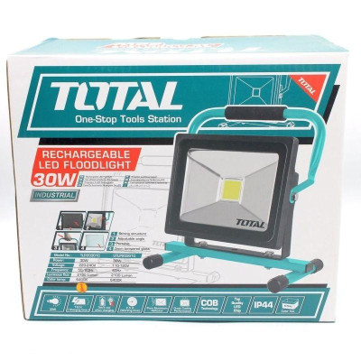 ĐÈN LED XÁCH TAY DÙNG SẠC 20W (1400 LUMENS) TOTAL TLP20301C - HÀNG CHÍNH HÃNG