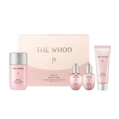 Bộ Kem Chống Nắng Whoo Gongjinhyang Soo Vital Hydrating Suncreen Fluid Special Set