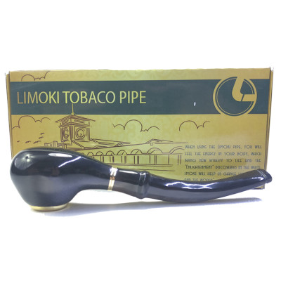 Tẩu Thuốc Limoki Bằng Sừng Trâu Đen Cao Cấp – Mã TTLCC-05