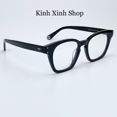 Kính mắt vuông bản nhựa basic tròng chống ánh sáng xanh cao cấp 