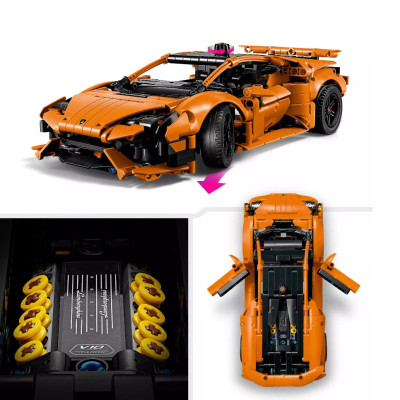 LEGO - TECHNIC - 42196 - Xe Lamborghini Huracán Tecnica màu cam