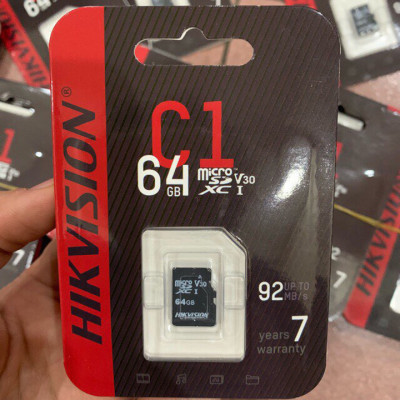 Thẻ nhớ Micro SD Hikvision/HS-TF-C1 dung lượng 64G Class 10 hàng chính hãng Nhà An Toàn