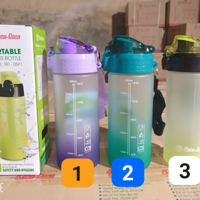 Bình nước cầm tay chính hãng Rạng Đông dung tích 0,5 lít Model: RD-05P1 giao màu ngẫu nhiên
