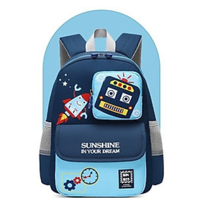 SUN EIGHTB B-3535 Balo mẫu giáo, Cặp sách học sinh mầm non nhiều họa tiết