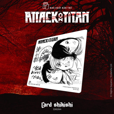 [Pre-order] Bộ Manga - Attack On Titan: Tập 1 - 3 (Bộ 3 Tập) - Tặng Kèm Card PVC + Card Shikishi