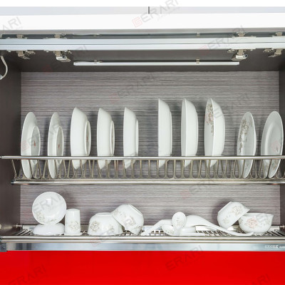 Giá đựng bát 2 tầng bằng inox định dạng chữ V thương hiệu Gerari