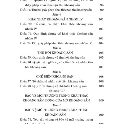 Luật địa chất và khoáng sản năm 2024 - bản in 2025