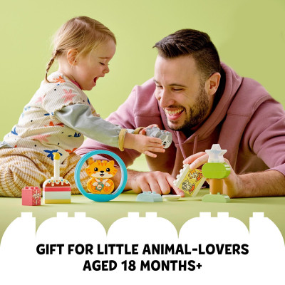 LEGO DUPLO 10977 Bộ đôi bạn cún và mèo kèm âm thanh (22 chi tiết)