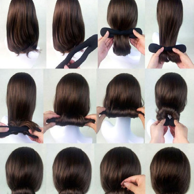 Bộ Dụng Cụ 2 Món Tạo Kiểu Tóc Tiện Lợi Dạng Thanh Thẳng