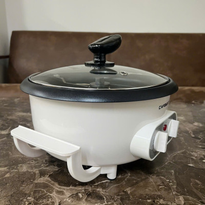 Máy rang hạt cà phê và các loại hạt tự động tích hợp điều chỉnh thời gian, thương hiệu Mỹ cao cấp Cafemasy SCR-300B - Hàng Nhập Khẩu