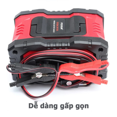 FOXSUR Sạc Bình 12V-24V Nhật Bản: 7 Giai Đoạn Thông Minh, 300A , ĐÈN TRANG TRÍ