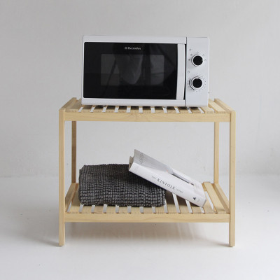 KỆ ĐỂ LÒ VI SÓNG 2 TẦNG MÀU TỰ NHIÊN - OVER RACK 2F NATURAL