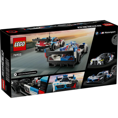 LEGO SPEED CHAMPIONS 76922 Đồ chơi lắp ráp Siêu xe BMW M4 GT3 & BMW M Hybrid V8 (676 Chi Tiết)