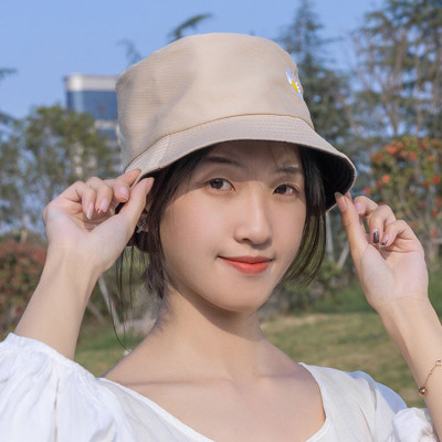 Mũ Vành Nhỏ, Mũ Bucket Hoa Cúc, Mũ Bucket Cụp Phong Cách Swag Siêu Xinh MD07