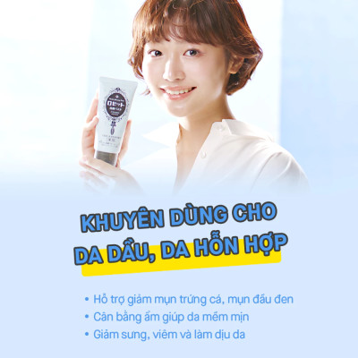 Sữa Rửa Mặt Rosette Làm Giảm Mụn Face Wash Pasta Acne Clear 120G