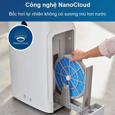 Máy lọc không khí 2 trong 1 Philips Series 3000 AC2726/00 kèm chức năng tạo độ ẩm- hàng nhập khẩu 