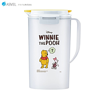 Bình nước nắp khóa Asvel Winnie The Pooh 2.0L - Made in Japan