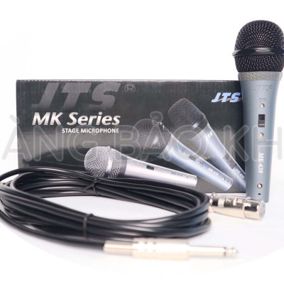 MK-638 Microphones Cầm Tay Dynamic Kèm 4.5m Dây JTS - HÀNG CHÍNH HÃNG