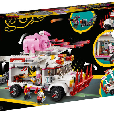 LEGO Monkie Kid - 80009 - Xe chở thức ăn của Pigsy (832 chi tiết)