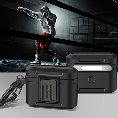Bao Case Ốp Lock Box Có Khóa Chống Thất Lạc Rơi Tai Nghe cho Airpods Pro 2 - Hàng Chính Hãng
