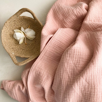 Vải Xô Crepe Màu Trơn 100% Cotton Mềm Mịn, Thấm Hút Tốt | Đa Dạng Màu Sắc | Chuyên Dùng May Chăn Ga Gối Hàng Nhập Khẩu Khổ (3m x 2m45)