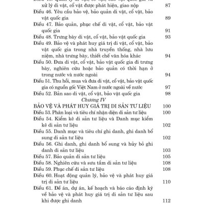 Luật di sản văn hóa năm 2024