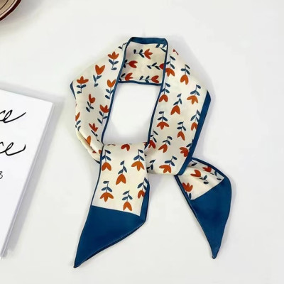 Ruy băng lụa turban cột tóc, khăn quàng cổ lụa, dây buộc tóc dành cho nữ phong cách Hàn Quốc
