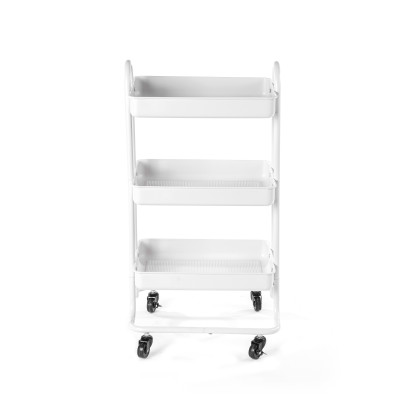 Kệ đựng đồ đa năng lớn 3 tầng có bánh xe-cobi home