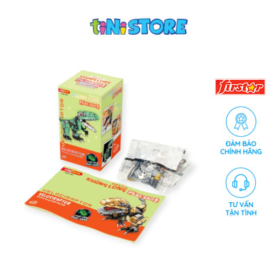 Đồ Chơi Ghép Hình Khủng Long Phát Sáng Khủng Long Chim Săn Mồi DK81289