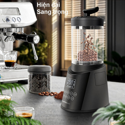 Máy rang hạt cà phê công nghệ gia nhiệt không khí chuyên nghiệp thương hiệu Mỹ Cafemasy SCR-306 - Hàng nhập khẩu