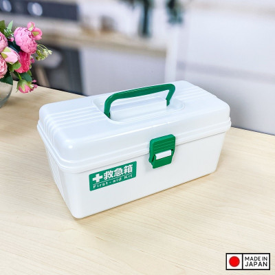 Hộp đựng thuốc & dụng cụ y tế Fudo Giken, thiết kế làm 2 ngăn dễ dàng phân chia đồ - nội địa Nhật Bản 