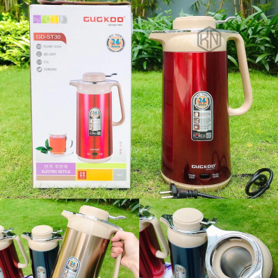 Ấm Siêu Tốc Điện Kiêm Bình Ủ Giữ Nhiệt Trong 24H GUGKDD GD-ST30 (3 lít) - Màu Ngẫu Nhiên - Hàng Chính Hãng