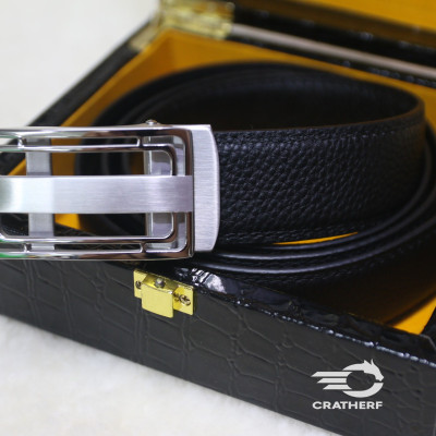 Dây nịt nam - Thắt lưng nam da thật cao cấp khóa tự động MTA003GN - CRATHERF