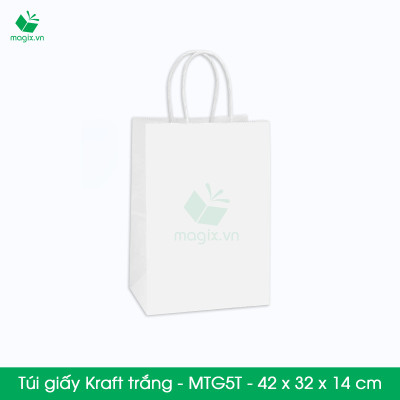 MTG5 MTG5T - COMBO 25 TÚI GIẤY KRAFT - 42x32x14 cm