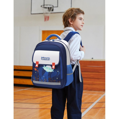 BINBES - BNS-5018 Balo học sinh Cấp 1 siêu nhẹ, chống gù, chống thấm nước. cặp sách học sinh