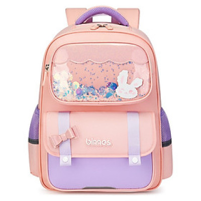 BINBES - B-6049 Balo học sinh Cấp 1 siêu nhẹ, chống gù, chống thấm nước (KT 39x29x15cm), cặp sách học sinh chính hãng