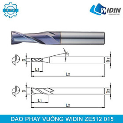 Dao phay vuông Widin ZE512 015