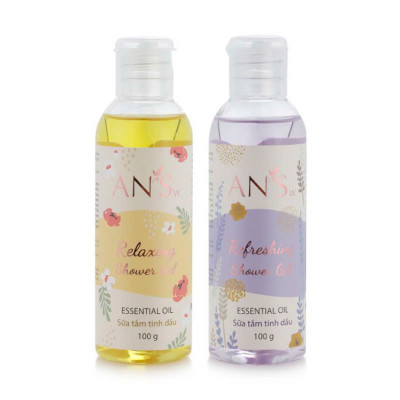 Hộp quà tặng combo 4 gel tắm AN