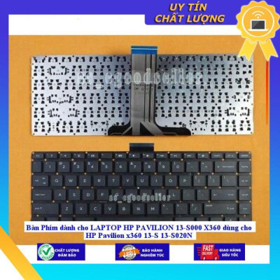 Bàn Phím dùng cho LAPTOP HP PAVILION 13-S000 X360 dùng cho HP Pavilion x360 13-S 13-S020N - MÀU ĐEN - Hàng Nhập Khẩu New Seal