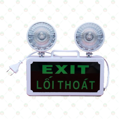 [PIN Sạc] Đèn Led Báo Thoát Hiểm Exit Khẩn Cấp Khi Cúp Điện KhoNCC Hàng Chính Hãng - Dùng Cho Gia Đình - Dãy Trọ - Kho Xưởng - Siêu Thị - KLM-DBTHE