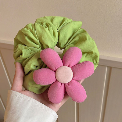 THUN CỘT TÓC HÌNH BÔNG HOA TRƠN CHO NGƯỜI LỚN VÀ BÉ GÁI