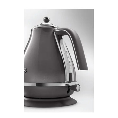 [Hàng chính hãng] Ấm đun nước siêu tốc DeLonghi Icona Metallics KBOT2001 (BG/ GY)