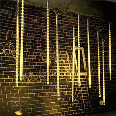 8 Ống Đèn LED Trang Trí Ngoài Trời Hiệu Ứng Mưa Rơi, Sao Băng - Chống Thấm Nước, Dài 30 - 80cm