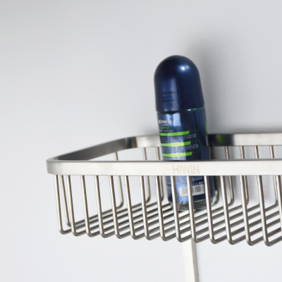 Giỏ để đồ 2 tầng chữ nhật tiện lợi inox 304 cao cấp Hiwin Y-207S kích thước 265*125*340