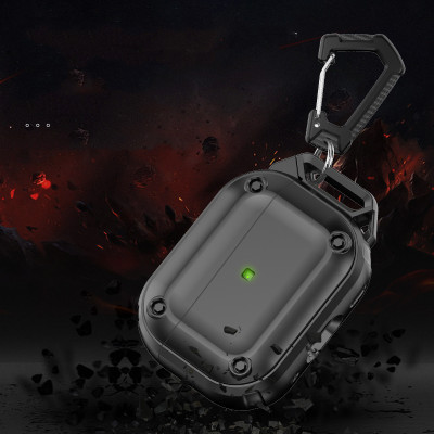 Case bảo vệ có khóa an toàn nắp từ tính chống sốc cho AirPods Pro 2 - Hàng Chính Hãng