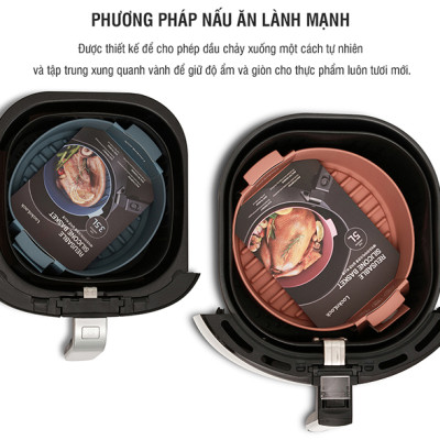 Khay Silicone Dành Cho Nồi Chiên Không Dầu Và Lò Vi Sóng Lock&Lock CKB002 - Hàng Chính Hãng