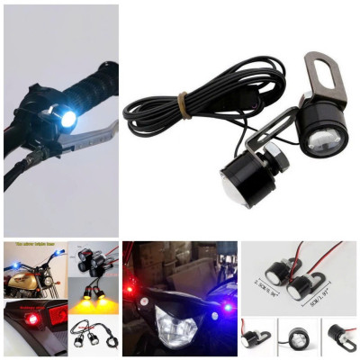 Combo 2 Đèn Trang Trí Xe Máy Gắn Chân Gương – LED Cực Sáng, Mẫu Mới Cực Đẹp