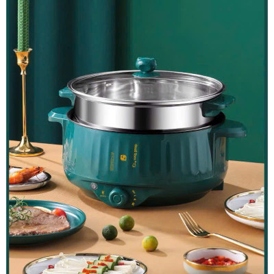 Nồi Lẩju Điện Cao Cấp 2 Tầng Loại Xịn – Nấu Lẩu, Hấp Thực Phẩm, Xào Rau Thịt Dễ Dàng, ĐÈN TRANG TRÍ, ĐỒNG HỒ TREO TƯỜNG