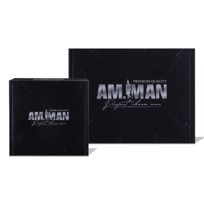 Hộp Quà Tặng AM-MAN Box Quà Màu Đen Sang Trọng