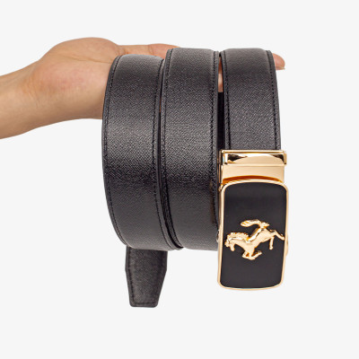 Thắt lưng nam, dây nịt nam da bò Saffiano 3 lớp Bụi Leather L106 - Khóa tự động, nhiều mặt khóa tùy chọn - Bảo hành 12 tháng